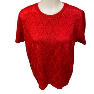 🛑LAST CHANCE🛑ALFRED DUNNER Short-sleeve Sweater